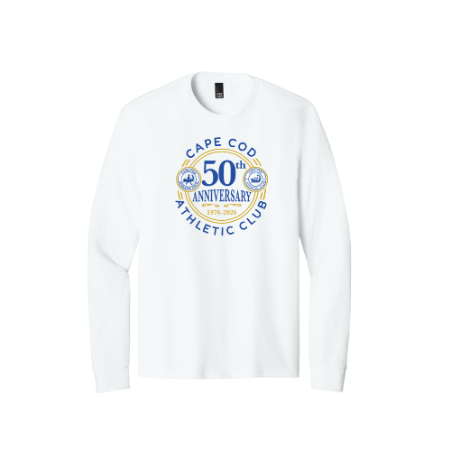 Cape Cod Athletic Club - CCAC 50th Anniversary Edition-District ® Unisex Perfect Tri ® Long Sleeve Tee (DM132)