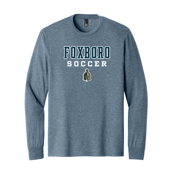 Foxboro Boys Soccer - Adult Unisex Long Sleeve Perfect Tri Tee (DM132)
