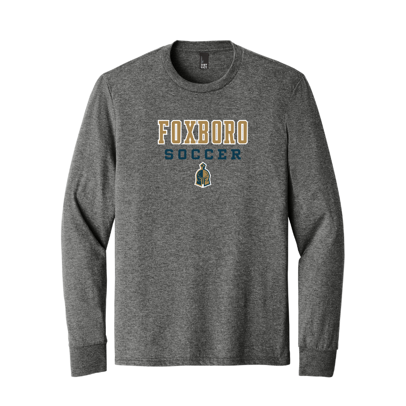 Foxboro Boys Soccer - Adult Unisex Long Sleeve Perfect Tri Tee (DM132)