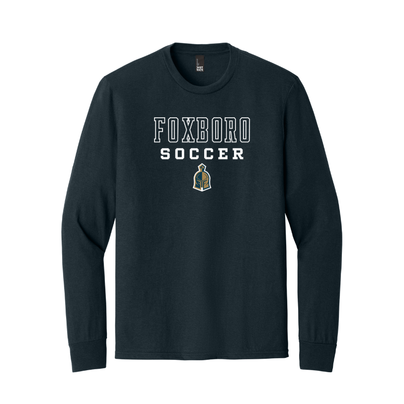 Foxboro Boys Soccer - Adult Unisex Long Sleeve Perfect Tri Tee (DM132)