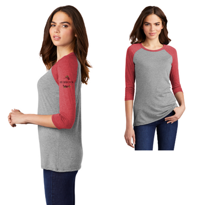 Redbrook Community - Camiseta Perfect Tri 3/4 para mujer (DM136L)
