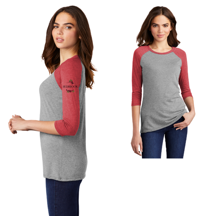 Redbrook Community - Women's Perfect Tri 3/4 Length Raglan (DM136L)