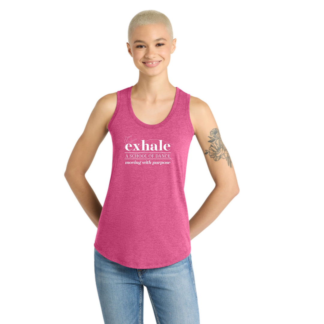 Exhale School of Dance - Women’s Tri® Racerback Tank (DM138L)
