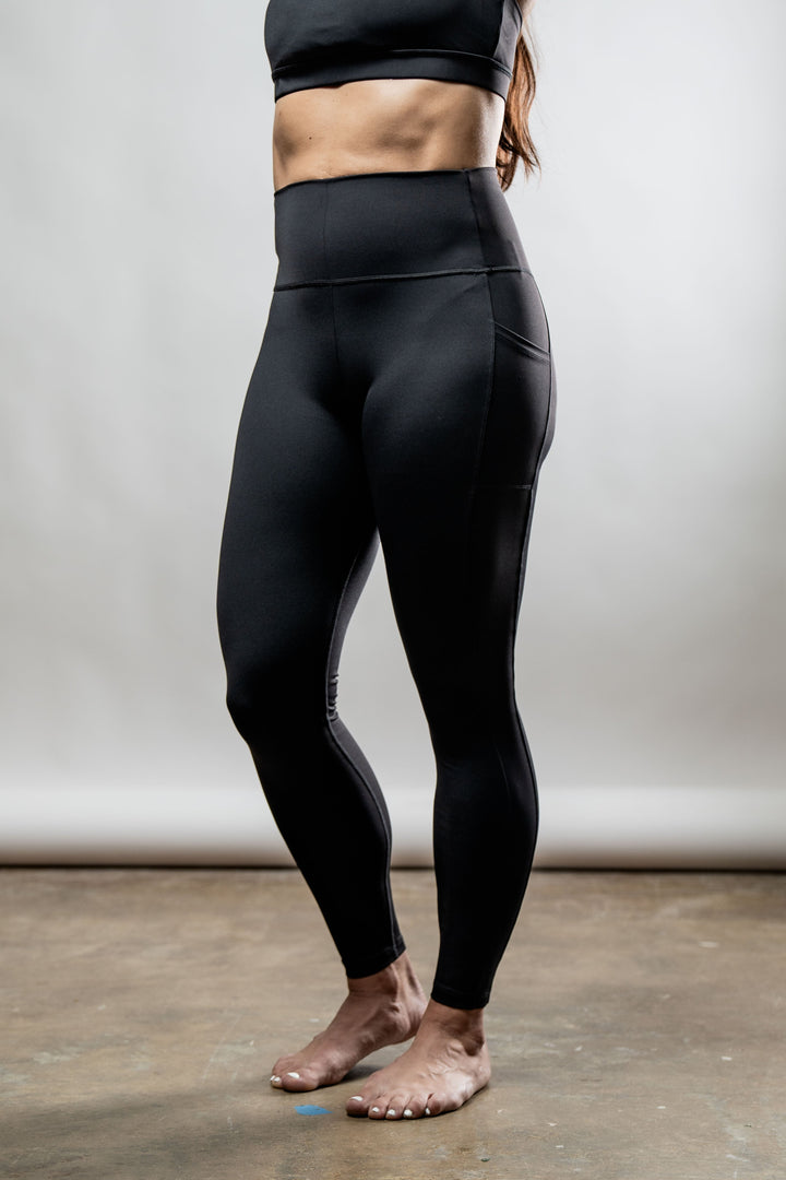 Women's SOHO Full Length High Waist Leggings (Black)