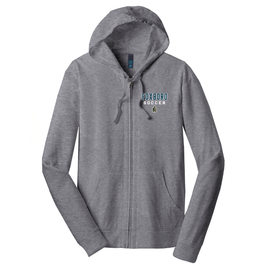 Foxboro Boys Soccer - Jersey Full Zip Hoodie (DT1100)