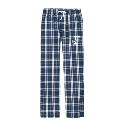 Ahern - Pantalón unisex de franela a cuadros (DT1800)