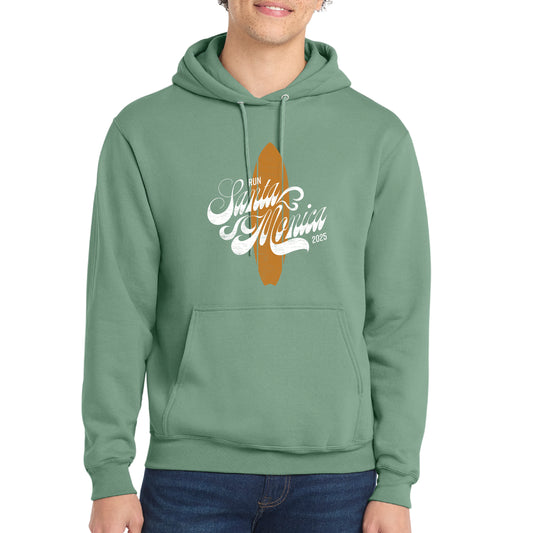 Santa Monica Classic 2025 - "Live In" Unisex Fleece Pullover Hooded Sweatshirt (SMC25-08)