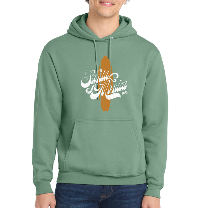 Santa Monica Classic 2025 - "Live In" Unisex Fleece Pullover Hooded Sweatshirt (SMC25-08)