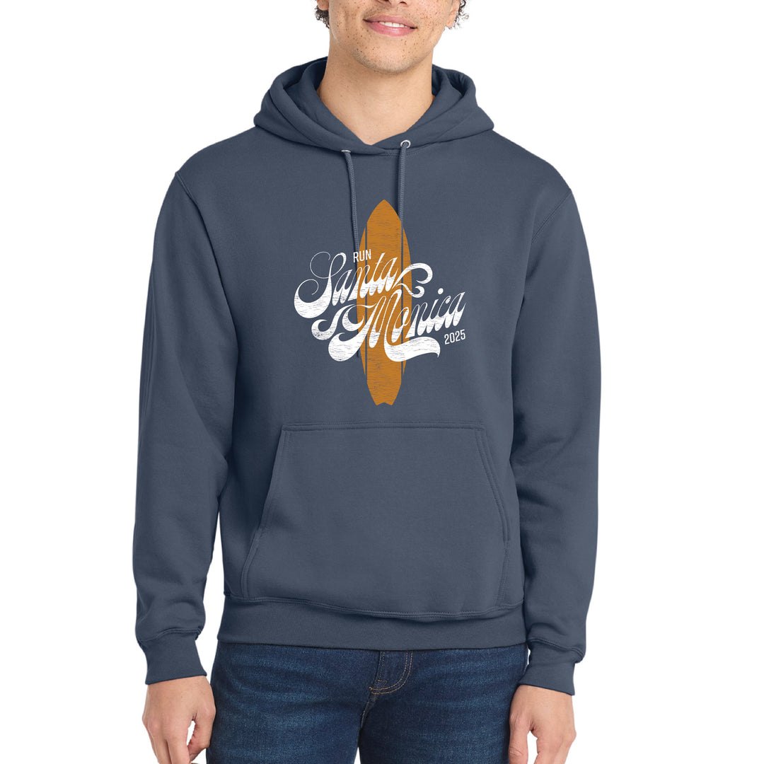 Santa Monica Classic 2025 - "Live In" Unisex Fleece Pullover Hooded Sweatshirt (SMC25-08)