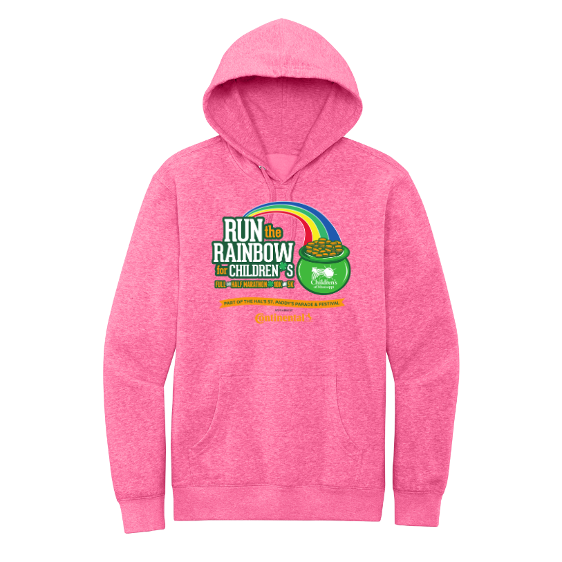 Run the Rainbow - District V.I.T Fleece Hoodie (DT6100)