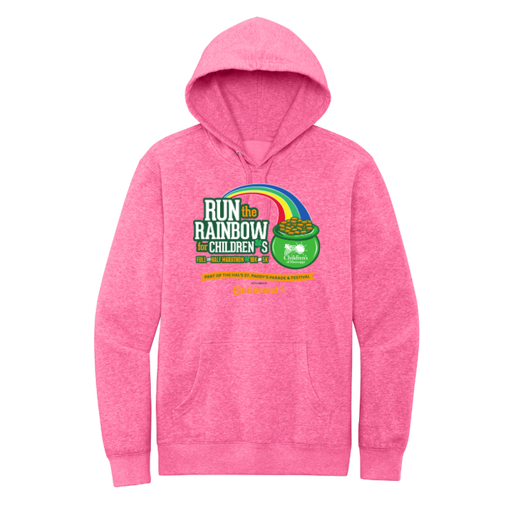 Run the Rainbow - District V.I.T Fleece Hoodie (DT6100)