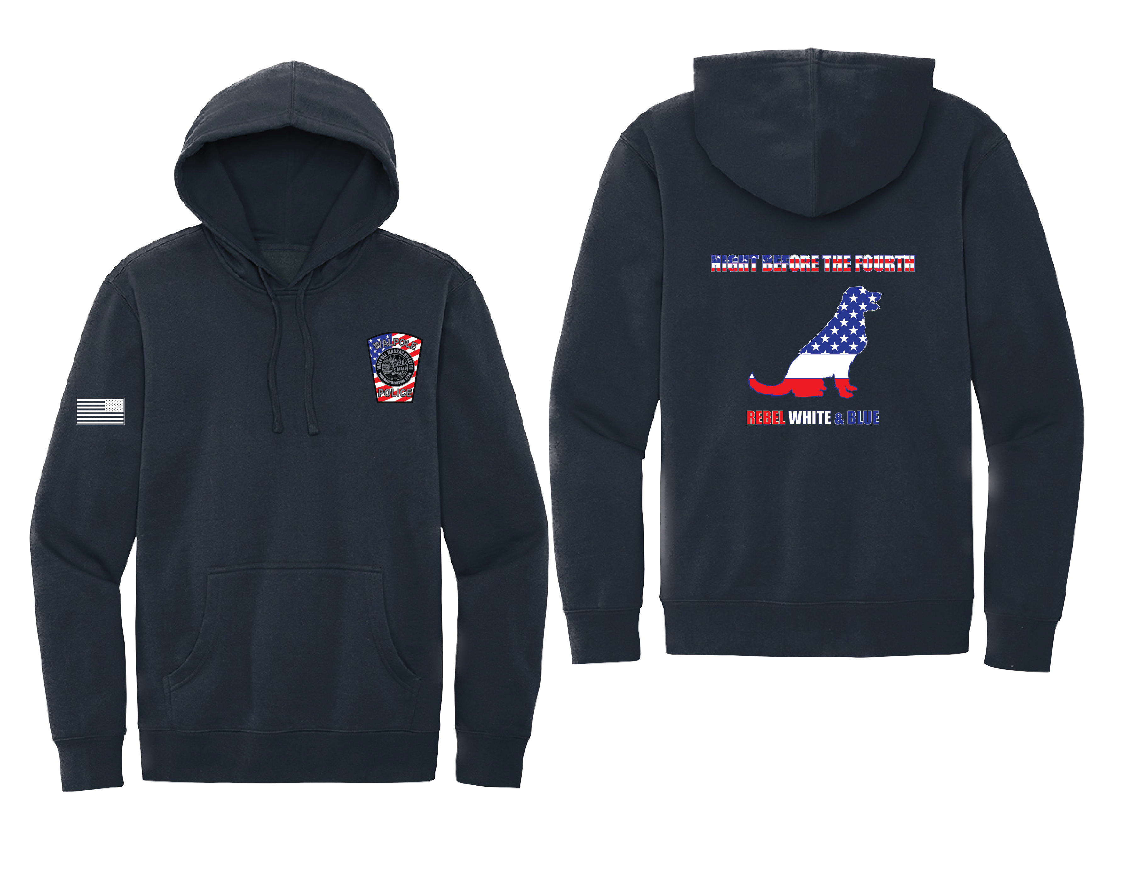 WPD NIGHT BEFORE THE 4TH YOUTH Fleece Hoodie (DT6100Y)