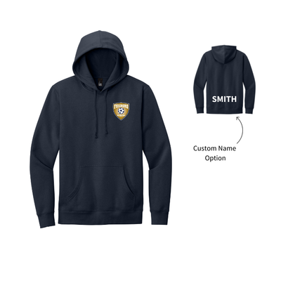 Sudadera con capucha unisex de polar para adultos de Foxboro Youth Soccer (DT6100)