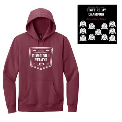 Sudadera con capucha unisex de polar VIT de MSTCA State Relay (DT6100)