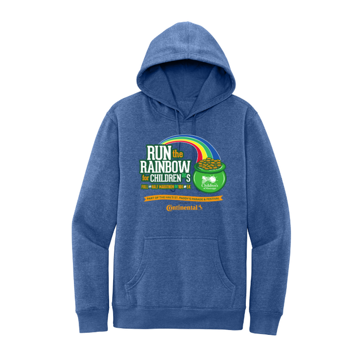 Run the Rainbow - District V.I.T Fleece Hoodie (DT6100)
