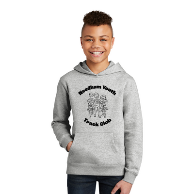 Club de Atletismo Juvenil Needham - Sudadera con capucha de forro polar para jóvenes (PC90YH)