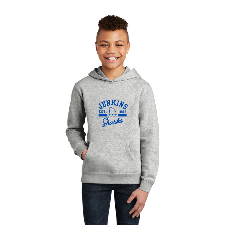 Jenkins Elementary - YOUTH Fleece Hoodie (DT6100Y)