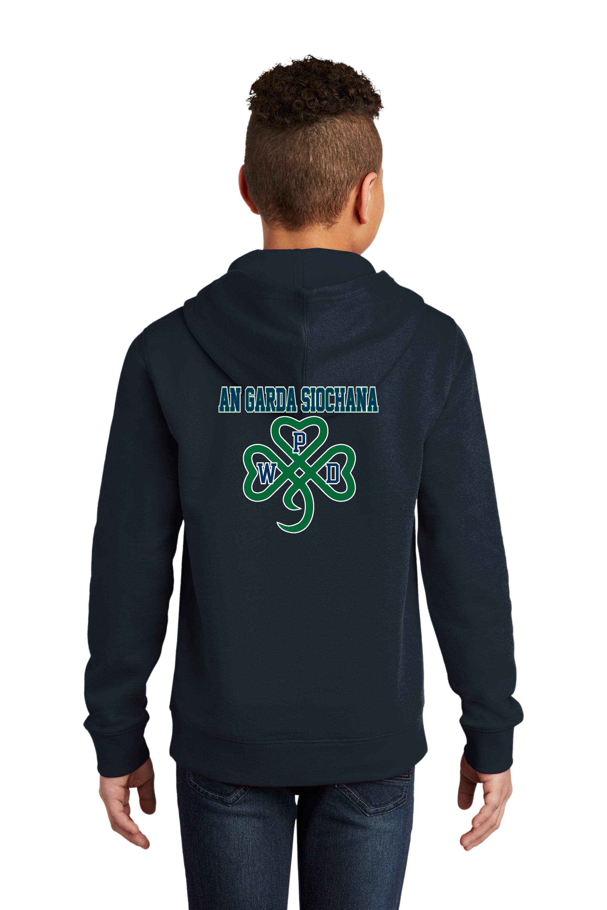 Walpole PD St. Patrick's Day 2024 LC Badge - District® Youth V.I.T.™ Fleece Hoodie - DT6100Y