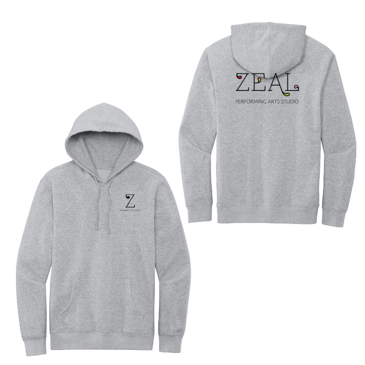 Zeal Studio -  Adult Unisex Fleece Hoodie (DT6100)