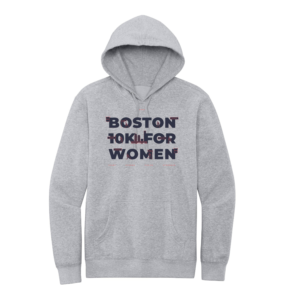 Boston 10K for Women - Adult Fleece Hoodie (DT6100)