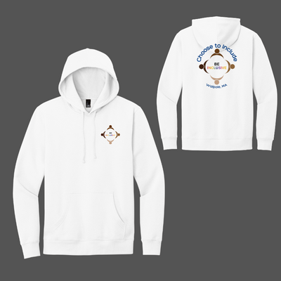 Sudadera con capucha unisex para adultos "Be Inclusive" (DT6100)