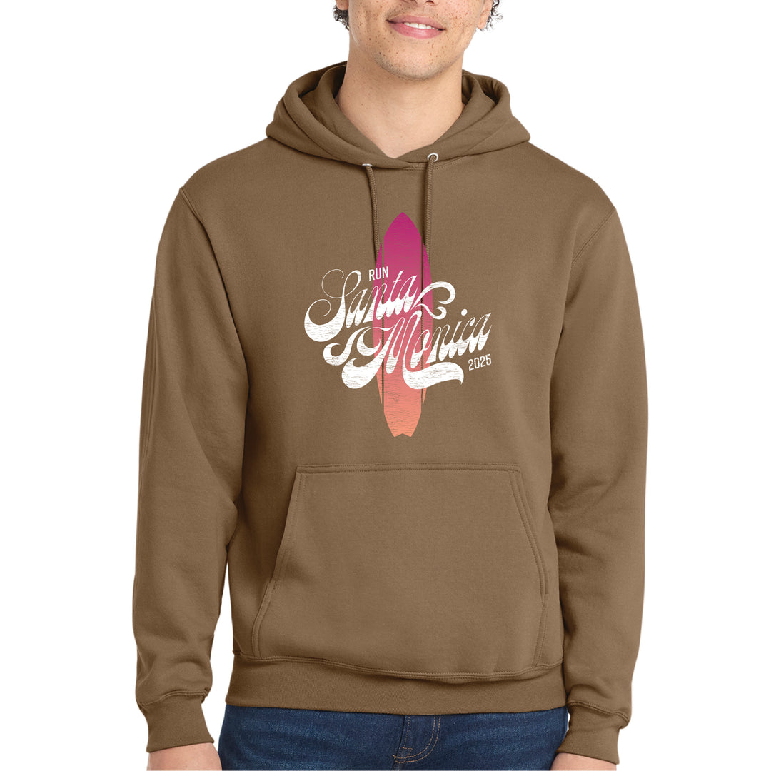 Santa Monica Classic 2025 - "Live In" Unisex Fleece Pullover Hooded Sweatshirt (SMC25-07)