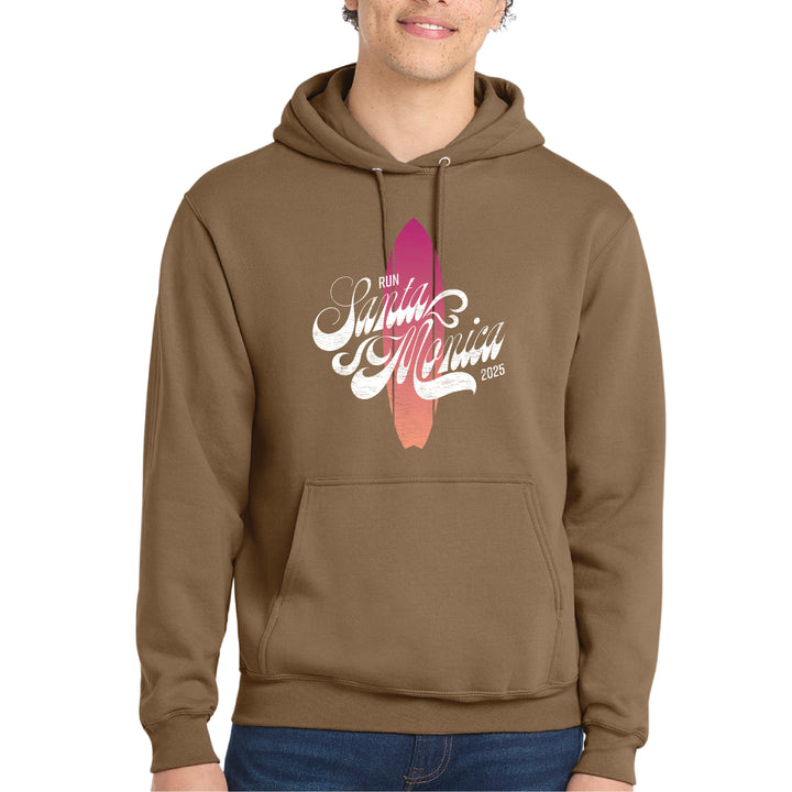 Santa Monica Classic 2025 - "Live In" Unisex Fleece Pullover Hooded Sweatshirt (SMC25-07)