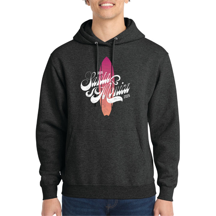 Santa Monica Classic 2025 - "Live In" Unisex Fleece Pullover Hooded Sweatshirt (SMC25-07)