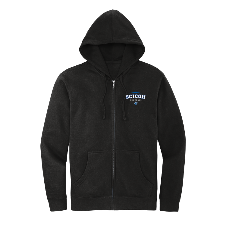 SciCoh Football and Cheer - Full Zip Hoodie (DT6102)