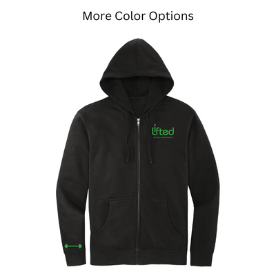 Lifted Fitness - Sudadera unisex con cremallera completa (DT6102)
