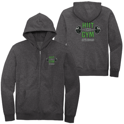 Lifted Fitness - Sudadera con capucha y cremallera completa (DT6102)