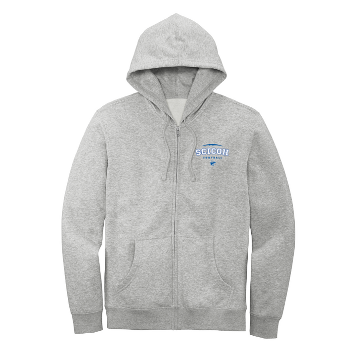SciCoh Football and Cheer - Full Zip Hoodie (DT6102)