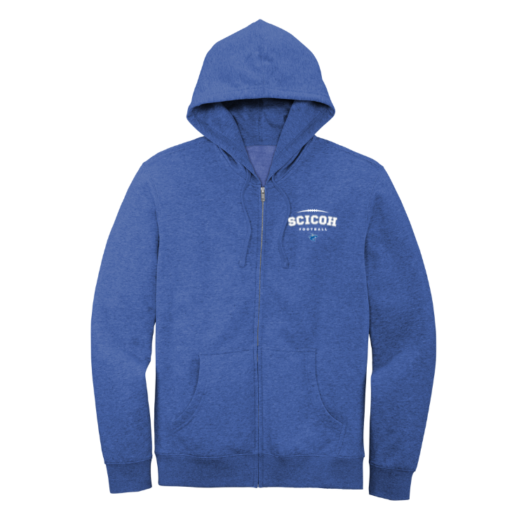 SciCoh Football and Cheer - Full Zip Hoodie (DT6102)