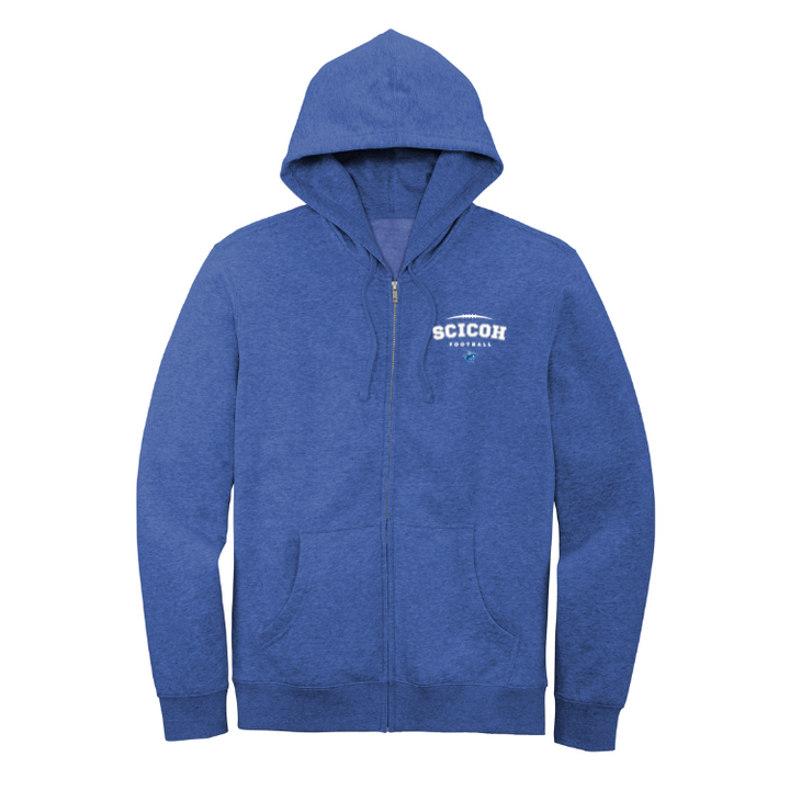 SciCoh Football and Cheer - Full Zip Hoodie (DT6102)