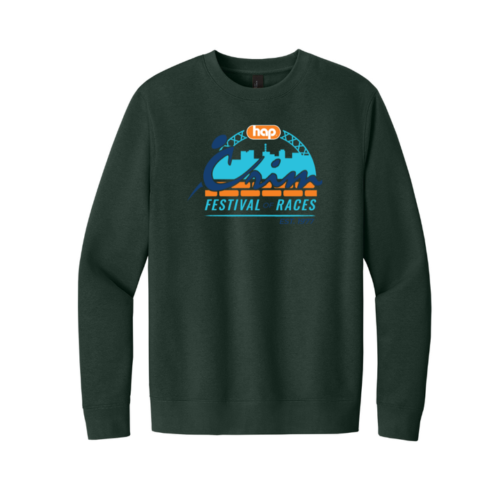 Crim HAP- "Lounge In" Unisex Fleece Crewneck Sweatshirt