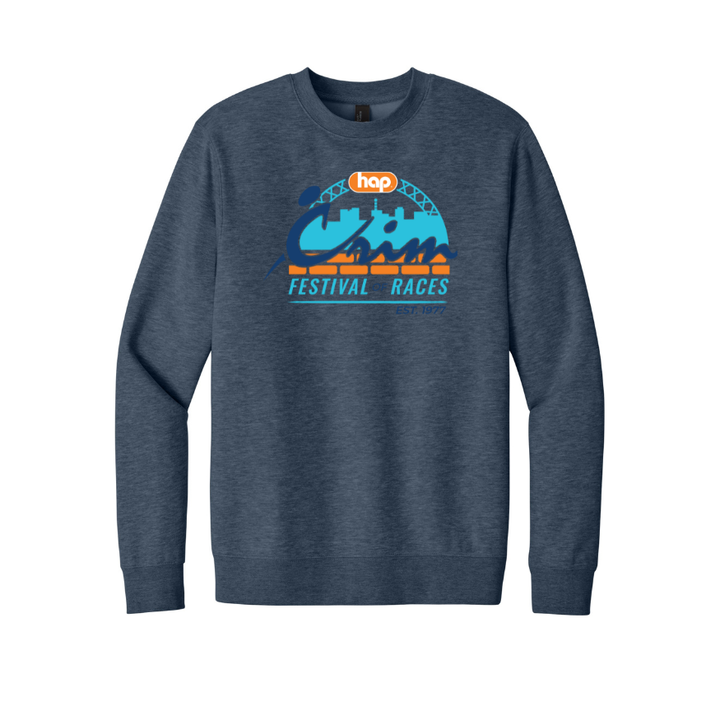 Crim HAP- "Lounge In" Unisex Fleece Crewneck Sweatshirt