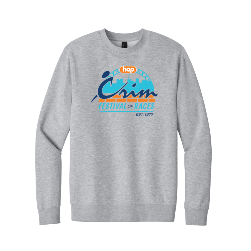 Crim HAP- "Lounge In" Unisex Fleece Crewneck Sweatshirt