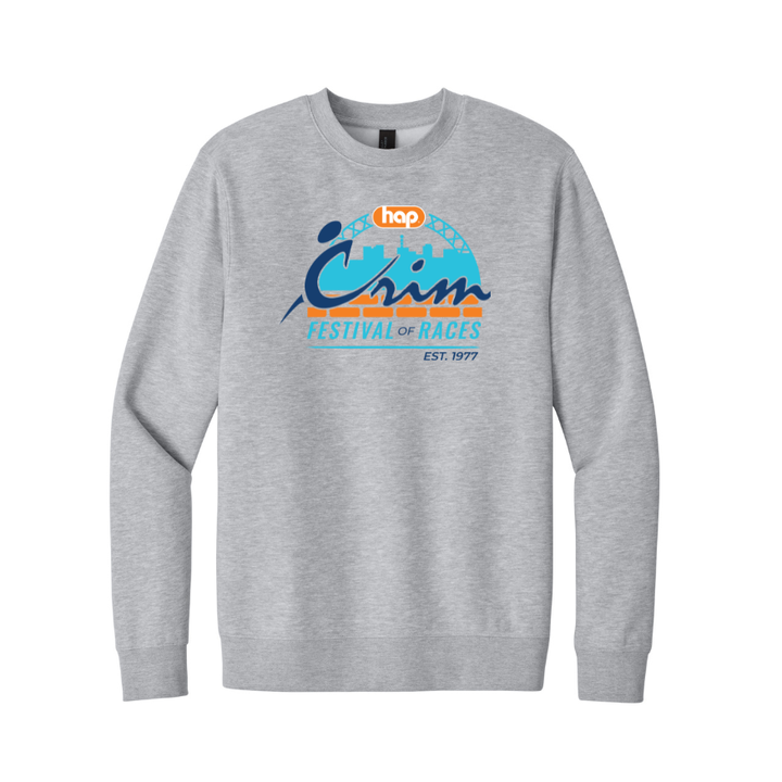 Crim HAP- "Lounge In" Unisex Fleece Crewneck Sweatshirt