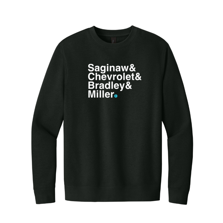 Crim Neighborhood Streets - "Lounge In" Unisex Fleece Crewneck Sweatshirt