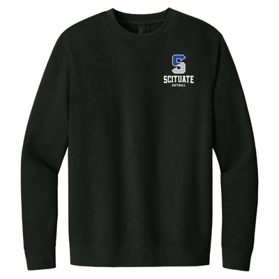 Scituate Softball - Sudadera unisex de cuello redondo de polar VIT (DT6104)