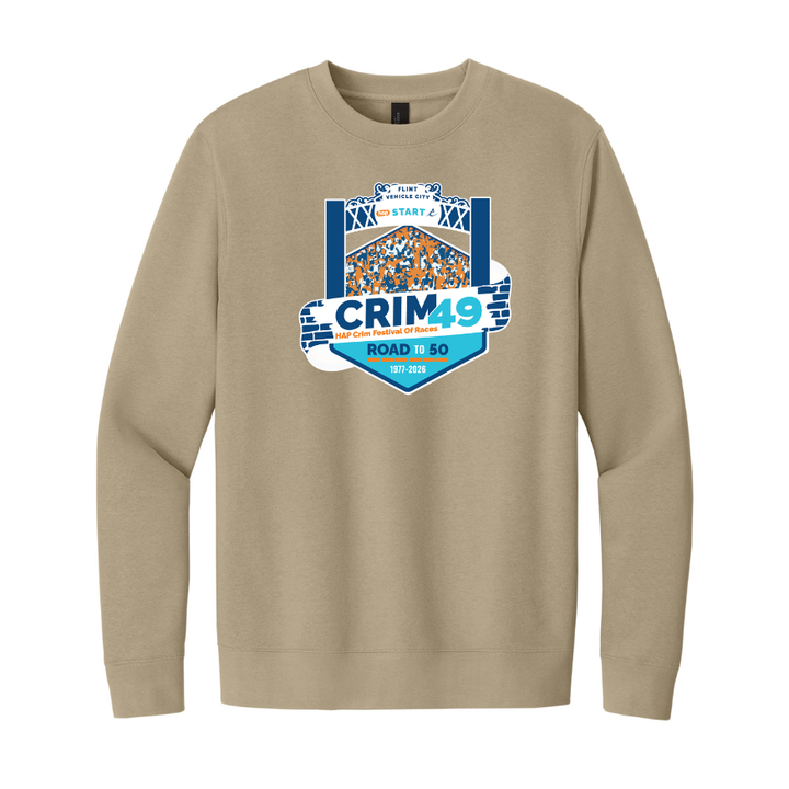 Crim 49 - Sudadera unisex de polar con cuello redondo "Lounge In"