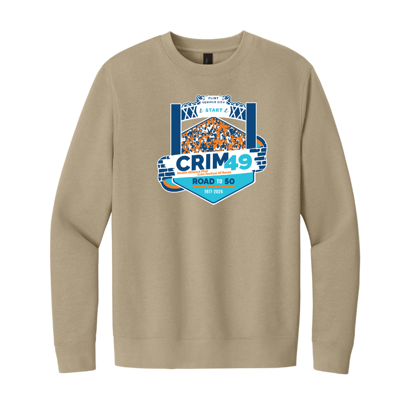Crim 49 - "Lounge In" Unisex Fleece Crewneck Sweatshirt