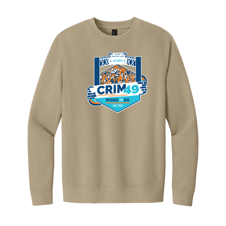 Crim 49 - "Lounge In" Unisex Fleece Crewneck Sweatshirt