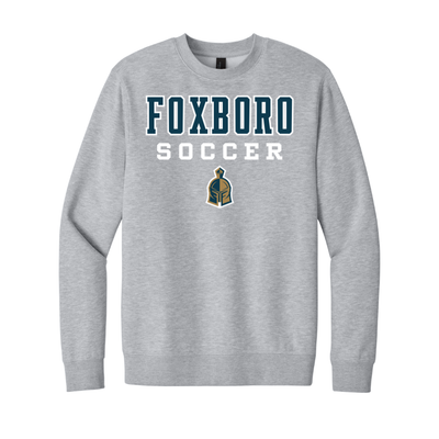 Sudadera unisex de cuello redondo de polar para adultos de Foxboro Boys Soccer (DT6104)