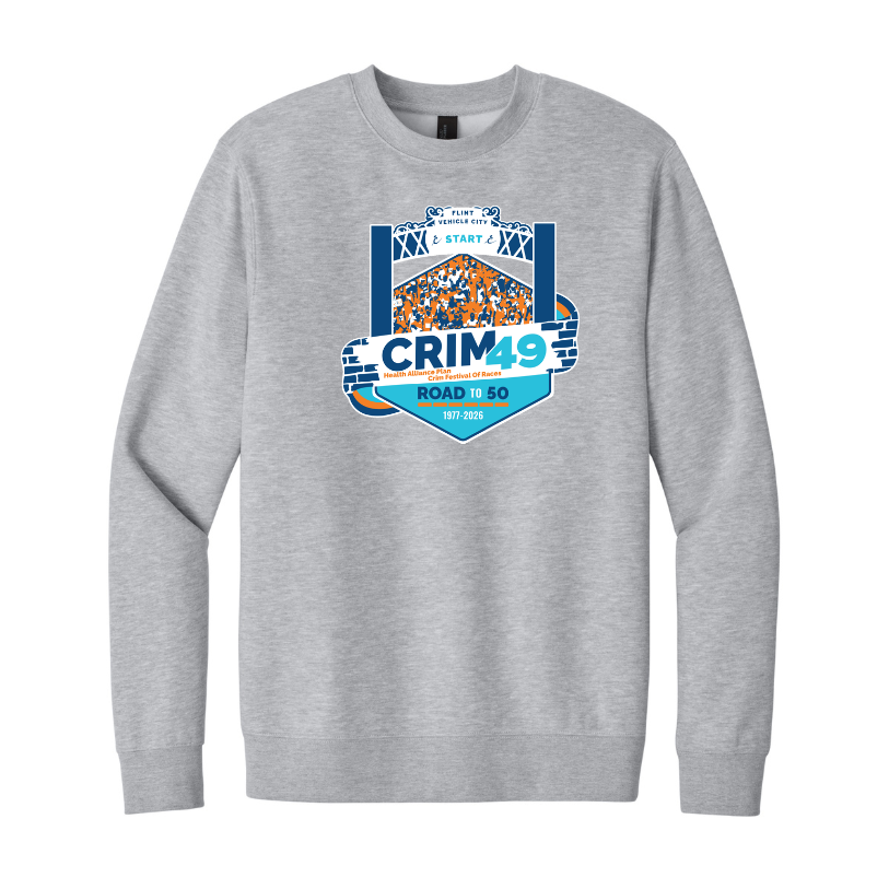 Crim 49 - "Lounge In" Unisex Fleece Crewneck Sweatshirt