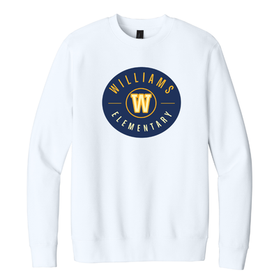 Sudadera unisex de cuello redondo de polar VIT™ para adultos de la Escuela Primaria Williams - District® (DT6104)