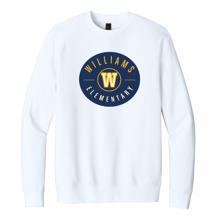 Williams Elementary School - District® Adult Unisex V.I.T.™ Fleece Crewneck Sweatshirt (DT6104)