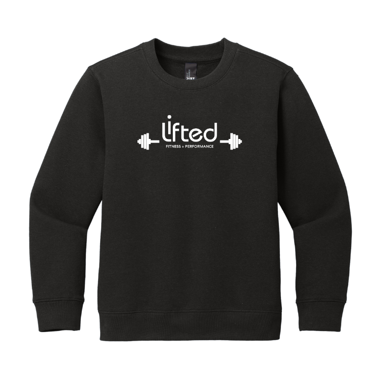 Lifted Fitness - Youth Fleece Crewneck Sweatshirt (DT6104Y)