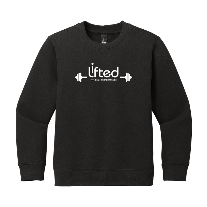 Lifted Fitness - Youth Fleece Crewneck Sweatshirt (DT6104Y)