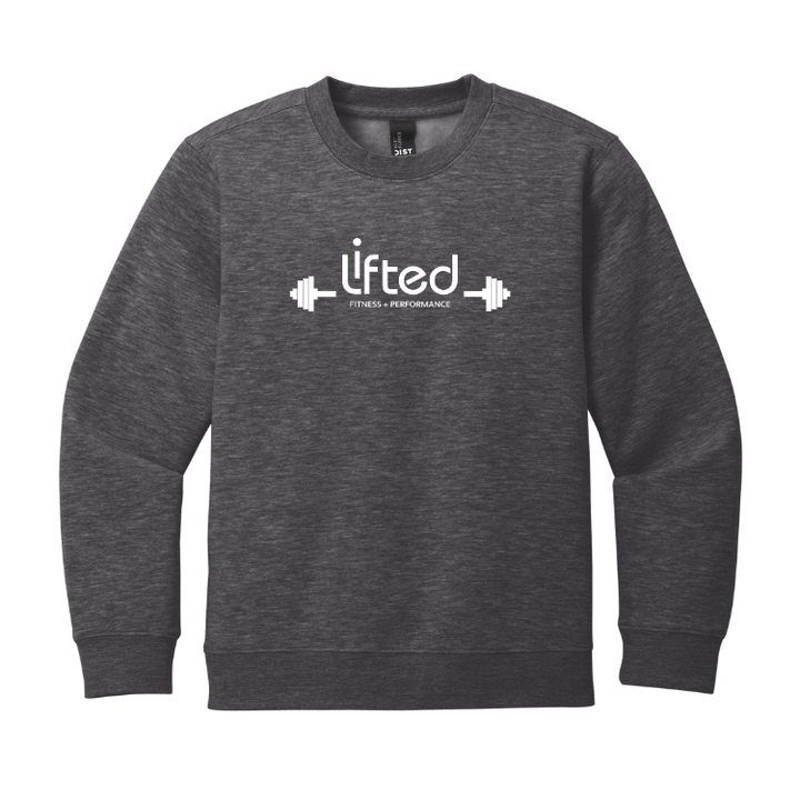 Lifted Fitness - Youth Fleece Crewneck Sweatshirt (DT6104Y)
